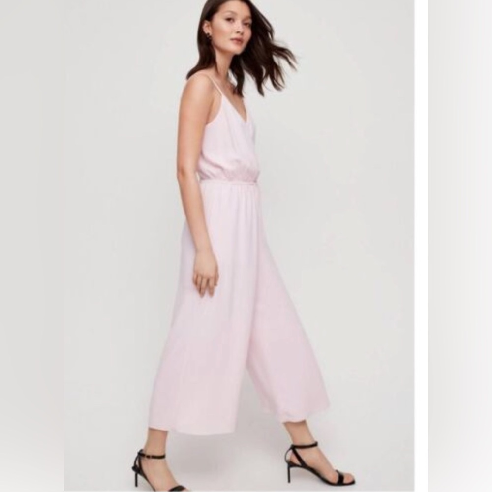 Aritzia Wilfred Villa Pink Romper